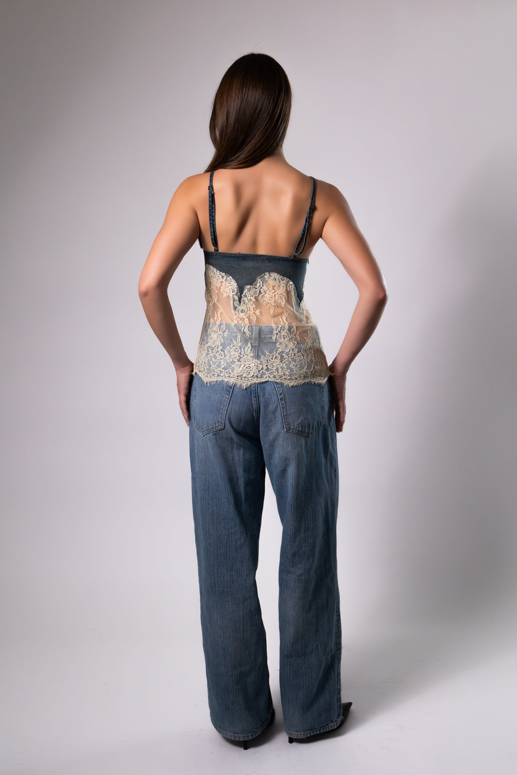 Santie denim top